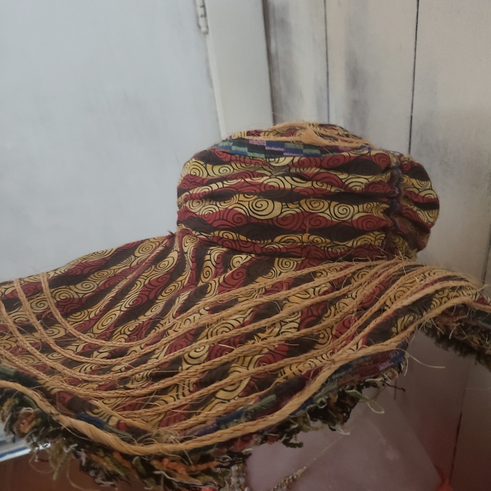 Fabulous handmade hat. Made in New Orleans. EUC